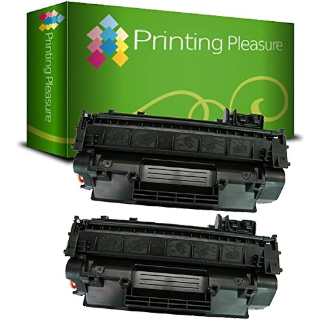 Printing Pleasure 2 Compatible Laser Toner Cartridges for HP Laserjet P2030 P2035 P2050 P2055 P2055D P2055DN P2055X Canon MF5880DN LBP6300DN LBP6310DN LBP6650DN LBP6670DN | CE505A 05A CRG 719 3479B002