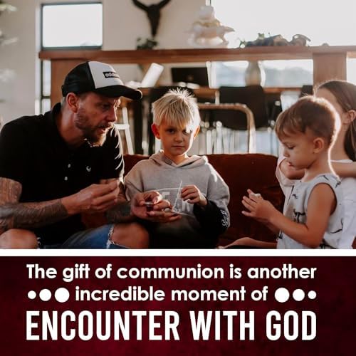 The Miracle Meal Pre-Filled Communion Cups & Wafer - Box of 250 - Concord Grape Juice & Wafer- Made in the USA - Premium Quality Guaranteed