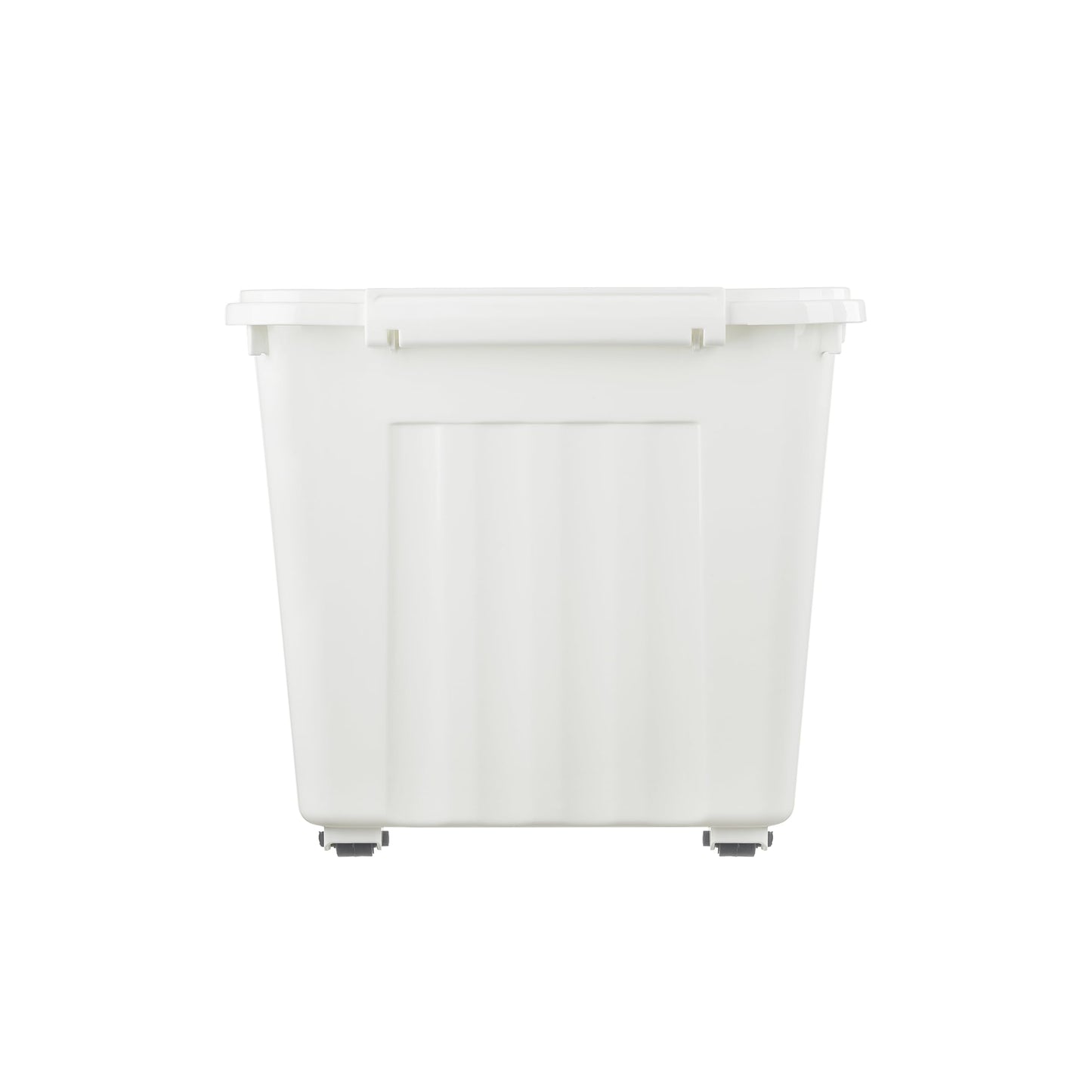 Cetomo 55L*3 Storage Boxes with Lids, Plastic Storage Box with Wheels and Secure Side Latches, Stackable & Nestable Organizer for Home, Office