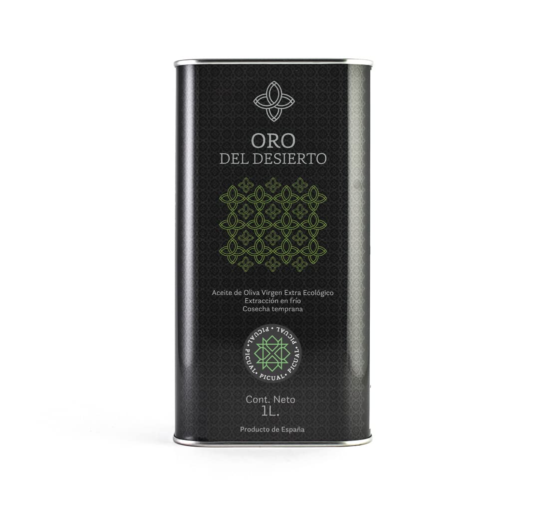 Oro del Desierto - Organic Extra Virgin Olive Oil - Picual Variety - 1L Can