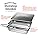 Camerons S491 Stainless Steel Stovetop Food Smoker, 90mm Height, 390mm Width, 280mm Length