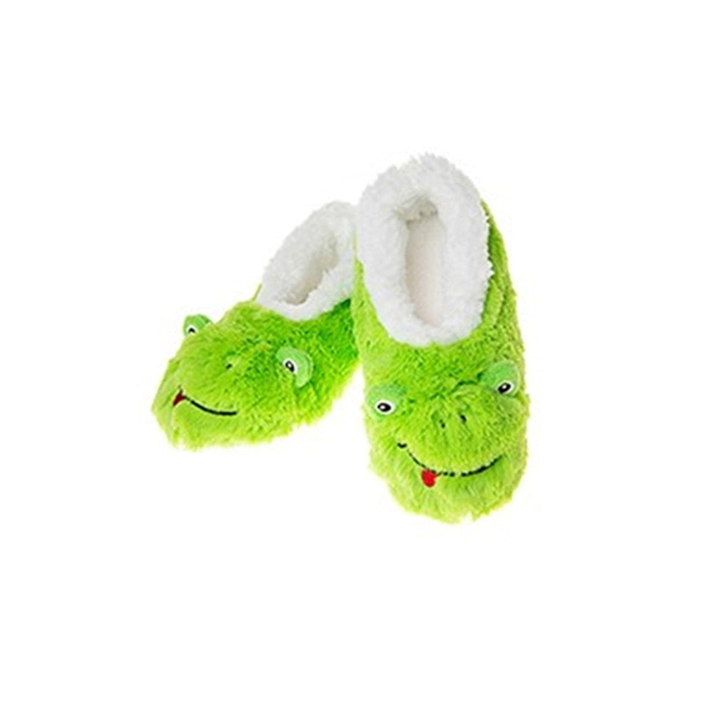 Childrens Animal Snoozies Soft Sherpa Fleece Fluffy Slippers