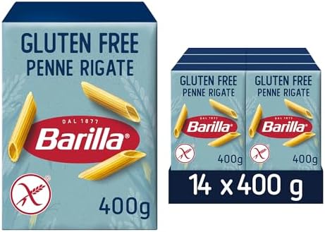 Barilla Pasta Gluten Free Penne Rigate, Pack of 14 x 400g