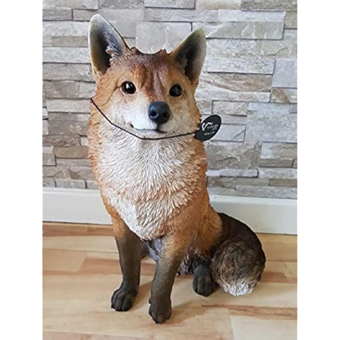 Vivid Arts XRL-SFOX-A Large Sitting Fox Resin Ornament