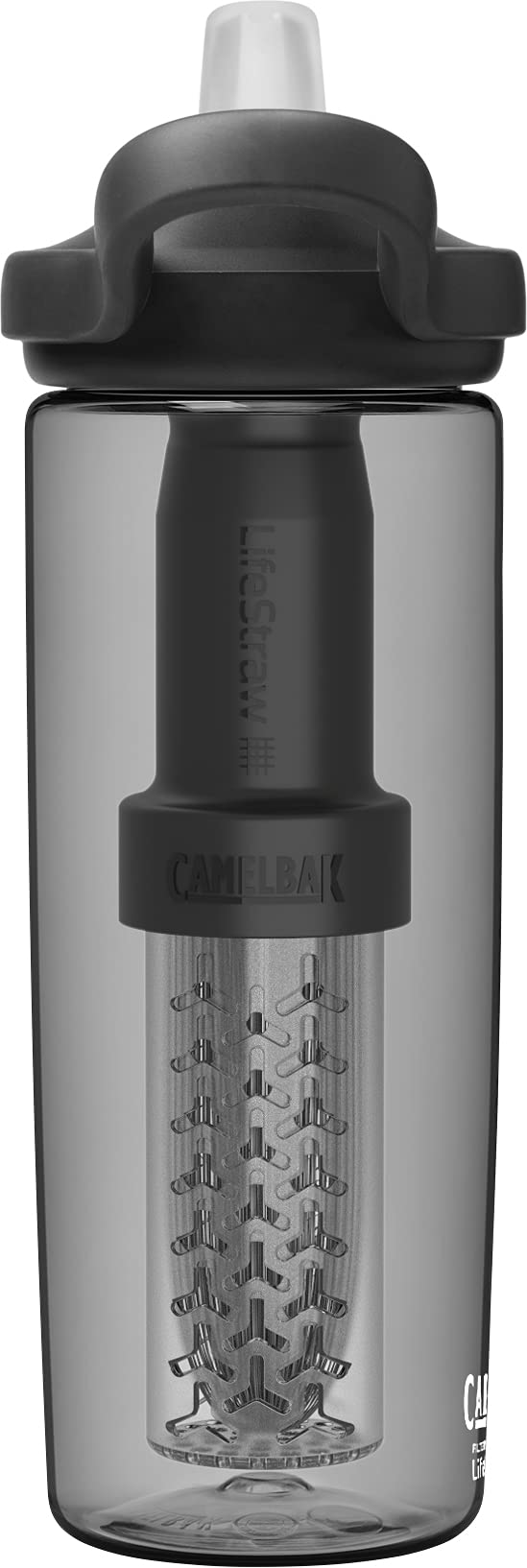 Camelbak Eddy+ 20Oz, Filtered By Lifestraw, Charcoal
