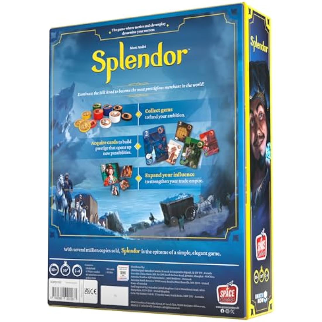 Space Cowboys Asmodee | Splendor | Family Card Game | Ages 10+ | 2 to 4 Players | 30 Minutes Playing Time