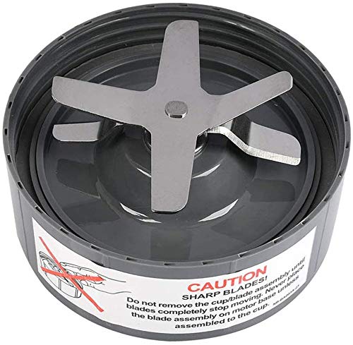 Replacement Extractor Blade, Grey, Fit for NutriBullet 600w / 900w Pro Extctor Blade Series With Silicone Rubber Gaskets Seal O Ring for NutriBullet