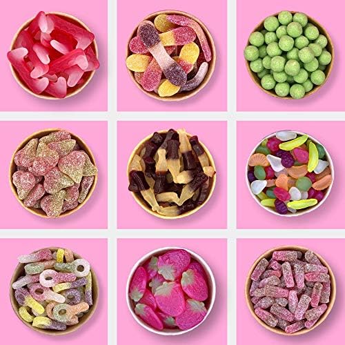 Rubydoobys Vegan Sweets Pouch - Huge Variety of Quality Vegan and Vegetarian Friendly Pick & Mix Sweets in Eco Packaging