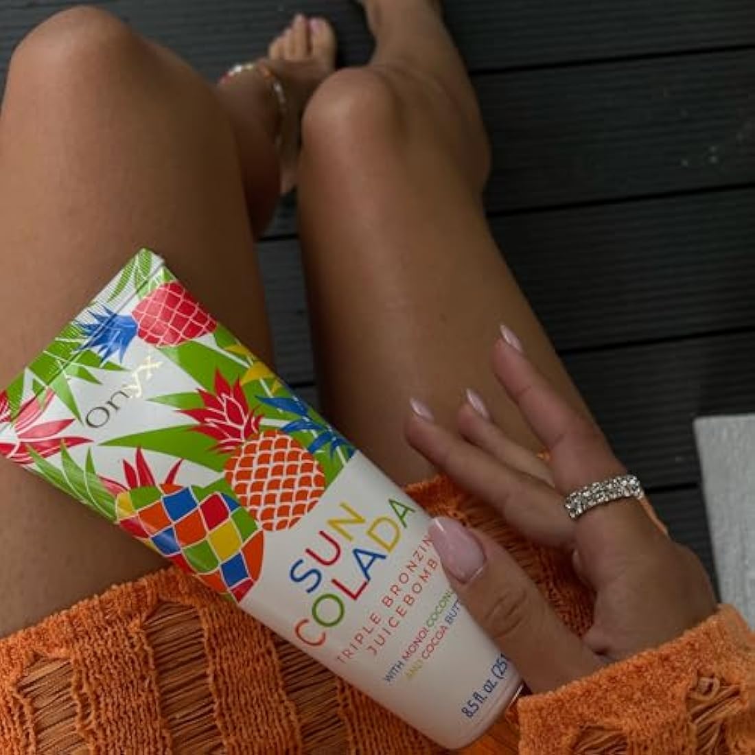Onyx Suncolada Sunbed Cream | Deep Tan Bronzer & Accelerator for Smooth, Streak Free Finish | Outdoor & Indoor Lotion Enhancer | Moisturising Formula for Long Lasting Results