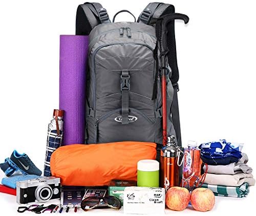 G4Free 45L Hiking Backpacks with Rain Cover Waterproof Trekking Backpack Travel Backpack Outdoor Camping Mountaineering Hiking for Men Women