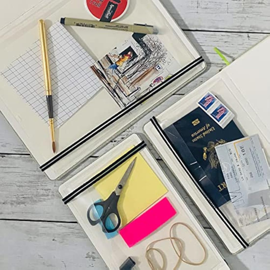 Speedball Linen Watercolour Journal 300gsm, Grand Portrait, White, 10.5 x 8.25, For Painting, Drawing, Students, Artists, Journaling