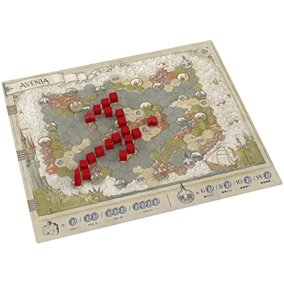 Alderac Entertainment Group | The Guild of Merchant Explorers Board Game in English for All Family | Strategic and Competitive Game for 1-4 Players | Establish New Cities