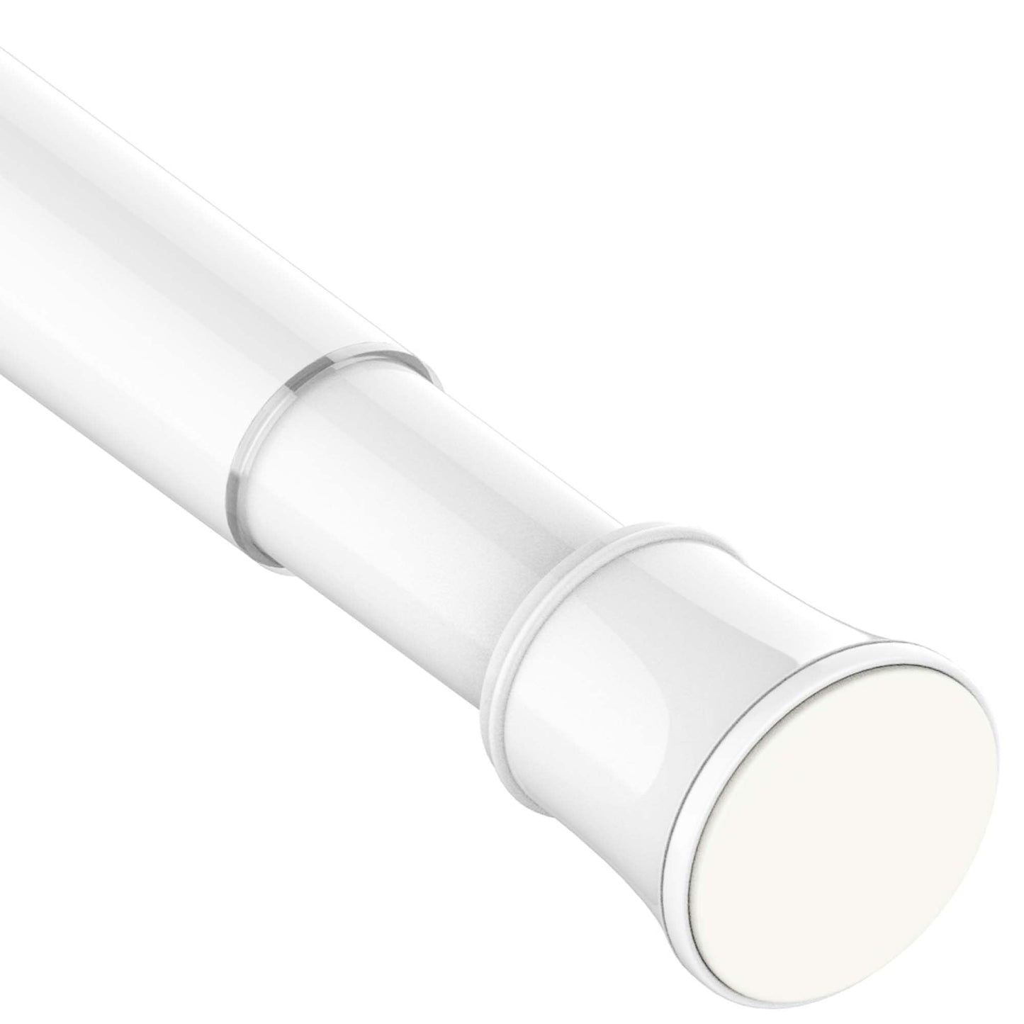 Extendable Curtain Pole Telescopic Spring Tension Rod Heavy Duty Room Divider No Drilling Curtain Rod Adjustable Pole for Wardrobe