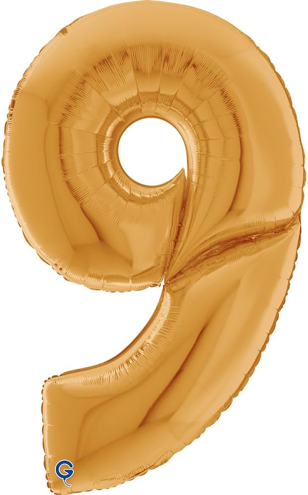 grabo  Giant Gold Number 9 Balloon - 64" Foil