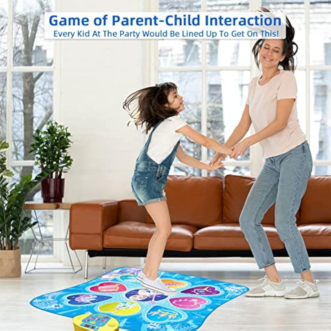Sunlin Dance Mat, Gifts Toys for Girls 3 4 5 6 7 8 Years Old, Frozen Unicorn Theme Toys, Dance Pad with 7 Game Modes, 5 Challenge Levels, 9 Built-in Music, Birthday Gifts for Kids Ages 3-12
