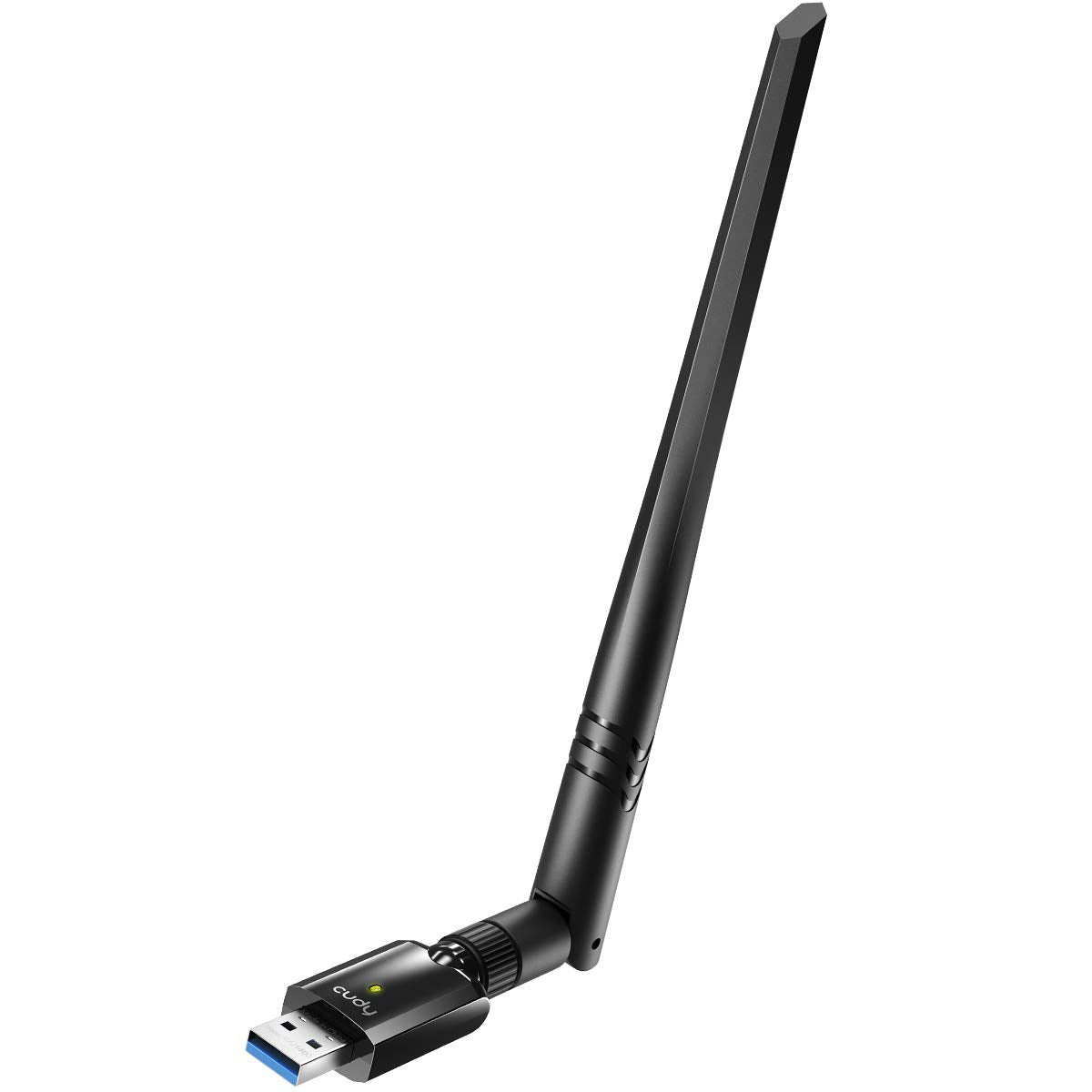 Cudy AC 1300Mbps USB 3.0 Dual Band WiFi Adapter for PC, 400Mbps + 867Mbps USB Wireless Dongle, 5Ghz + 2.4Ghz, 5dBi High Gain Antenna, Compatible with