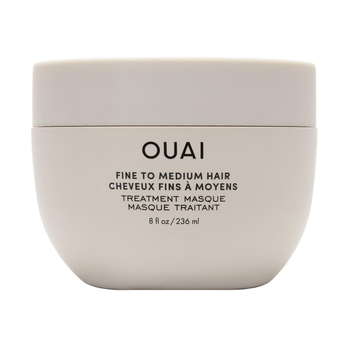 OUAI Fine to Medium Hair Treatment Masque - Hair Mask for Hair Repair, Hydration and Shine - With Shea Butter, Keratin and Panthenol - Paraben,