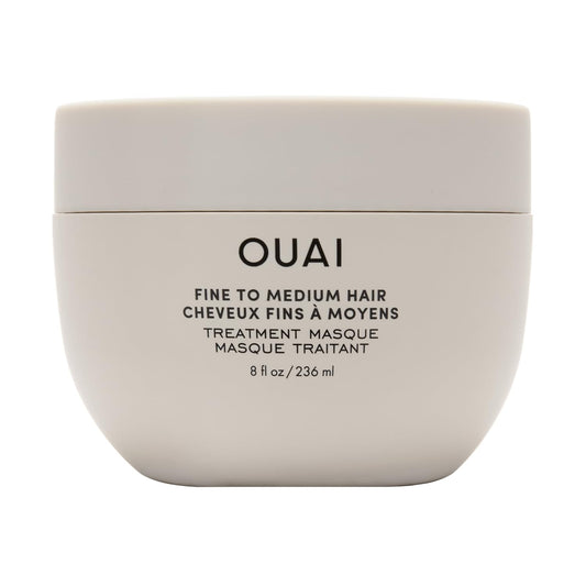 OUAI Fine to Medium Hair Treatment Masque - Hair Mask for Hair Repair, Hydration and Shine - With Shea Butter, Keratin and Panthenol - Paraben,