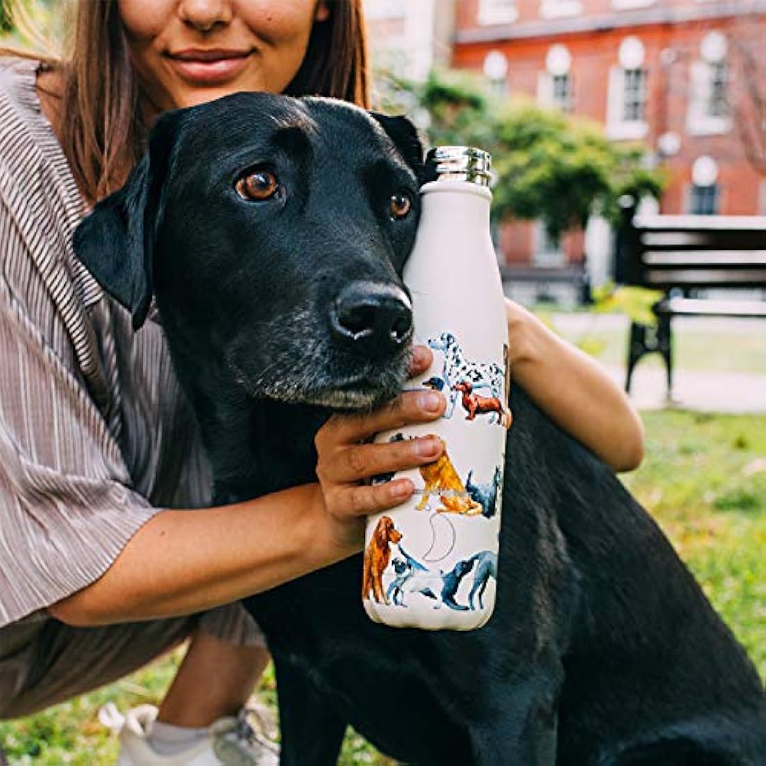 Chilly's Water Bottle - Stainless Steel and Reusable - Leak Proof, Sweat Free - Stainless Steel - V2-1.8L