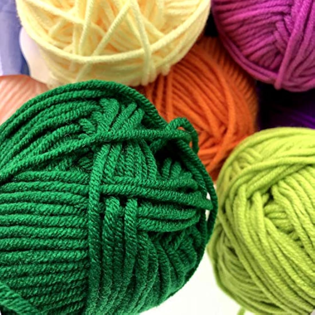 JZK 20 Multicolour 50g Super Soft Milk Cotton Wool Yarn for Knitting Crochet Baby Garments hat Shoes Socks Scarf Toy Making