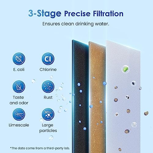 Waterdrop Filter Cartridge, Compatible with Tommee Tippee® Closer to Nature® Perfect Prep® Machine, New Lid, Reduce PFAS, PFOA/PFOS (Pack of 4)