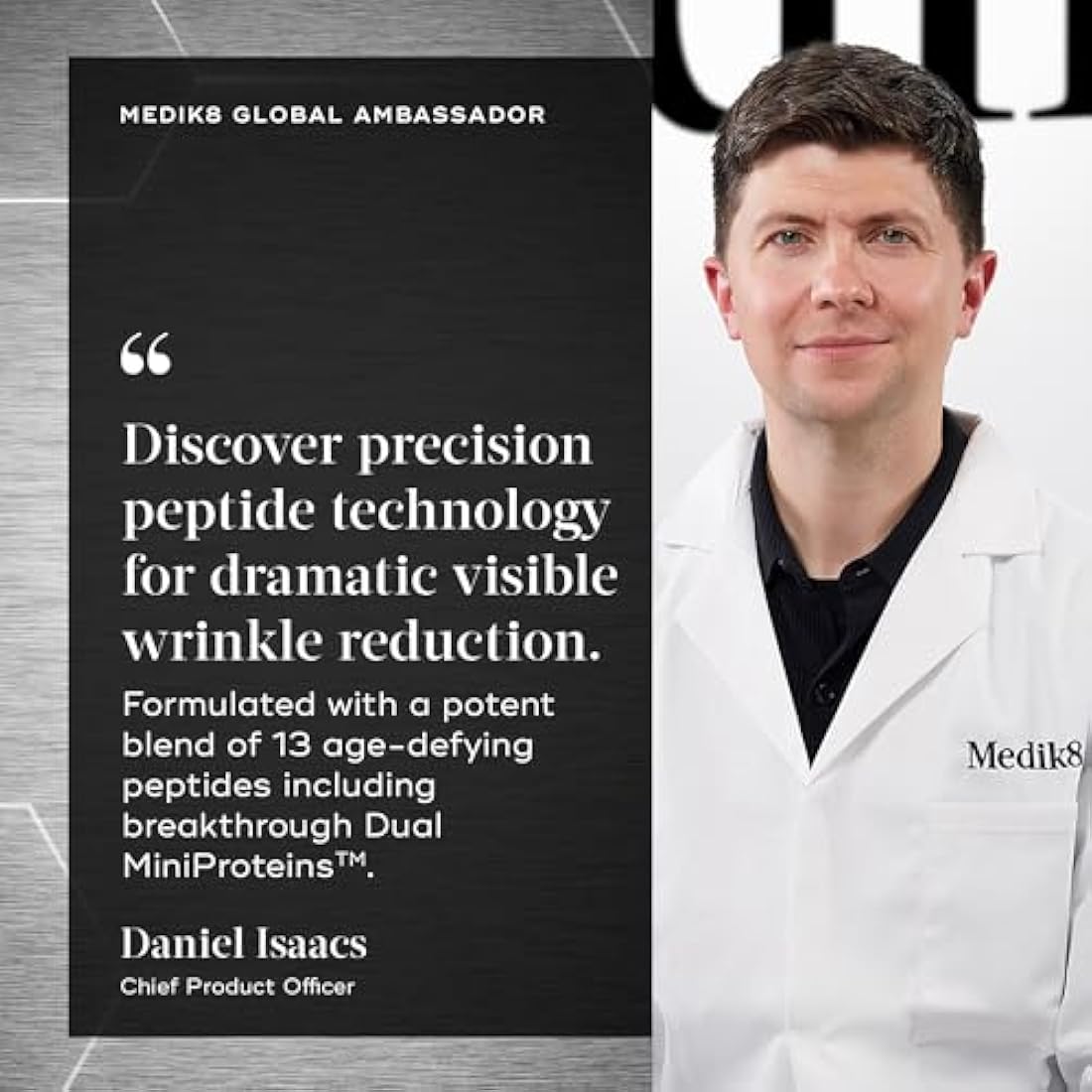 Medik8 Liquid Peptides Advanced MP - With Breakthrough Bio-Technology, Dual MiniProteins - 30% Multi-Peptide Complex - 30ml