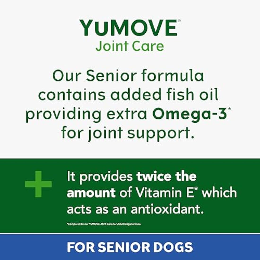 Lintbells | YuMOVE Senior Dog | Higher Strength Hip and Joint Supplement Formulation Designed for Older Dogs | Aged 8+ | 240 Tablets