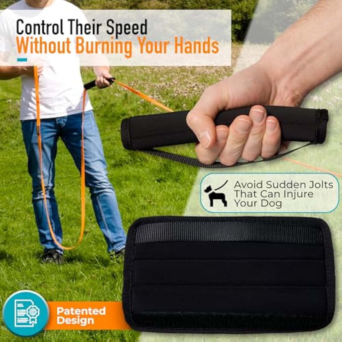 Total Pet Training Lead for Dogs, Waterproof Long Line for Recall & Obedience Training - Extra Long Dog Lead - Suitable for all Sized Dogs (10m, Regular Clip)
