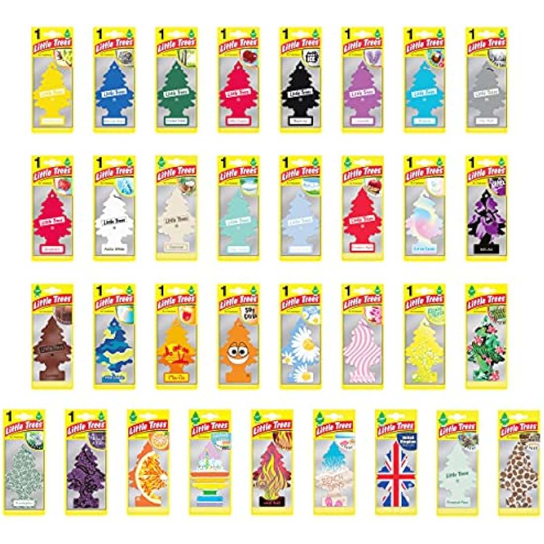 Little Trees Air Freshener Tree MTR0068B Summer Cotton Fragrance For Car Home Boat Caravan - 24 Pack
