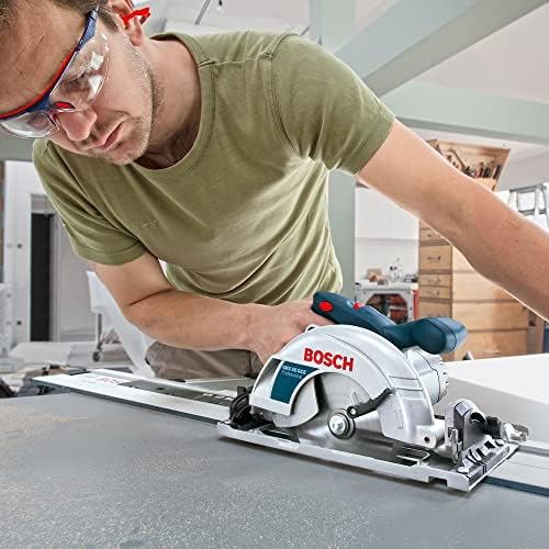 Bosch Professional FSN 800 guide rail (800 mm long, compatible with Bosch Professional GKS G-model circular saws, GKT plunge saws, selected GST jigsaws + GOF routers with adapter)