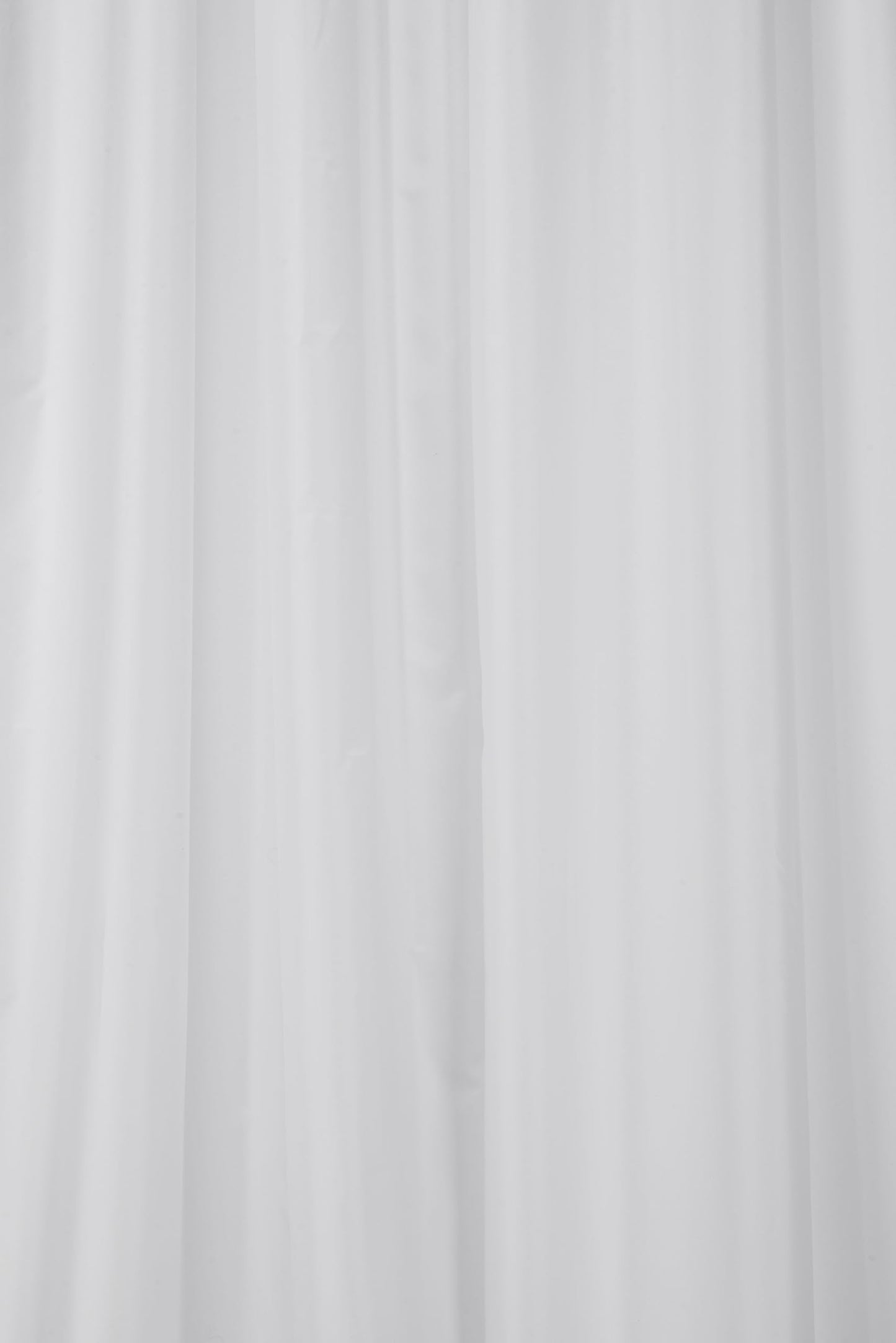 Croydex Professional Plain White Water-Resistant Textile Shower Curtain With Hygiene 'N' Clean 1800 x 1800mm