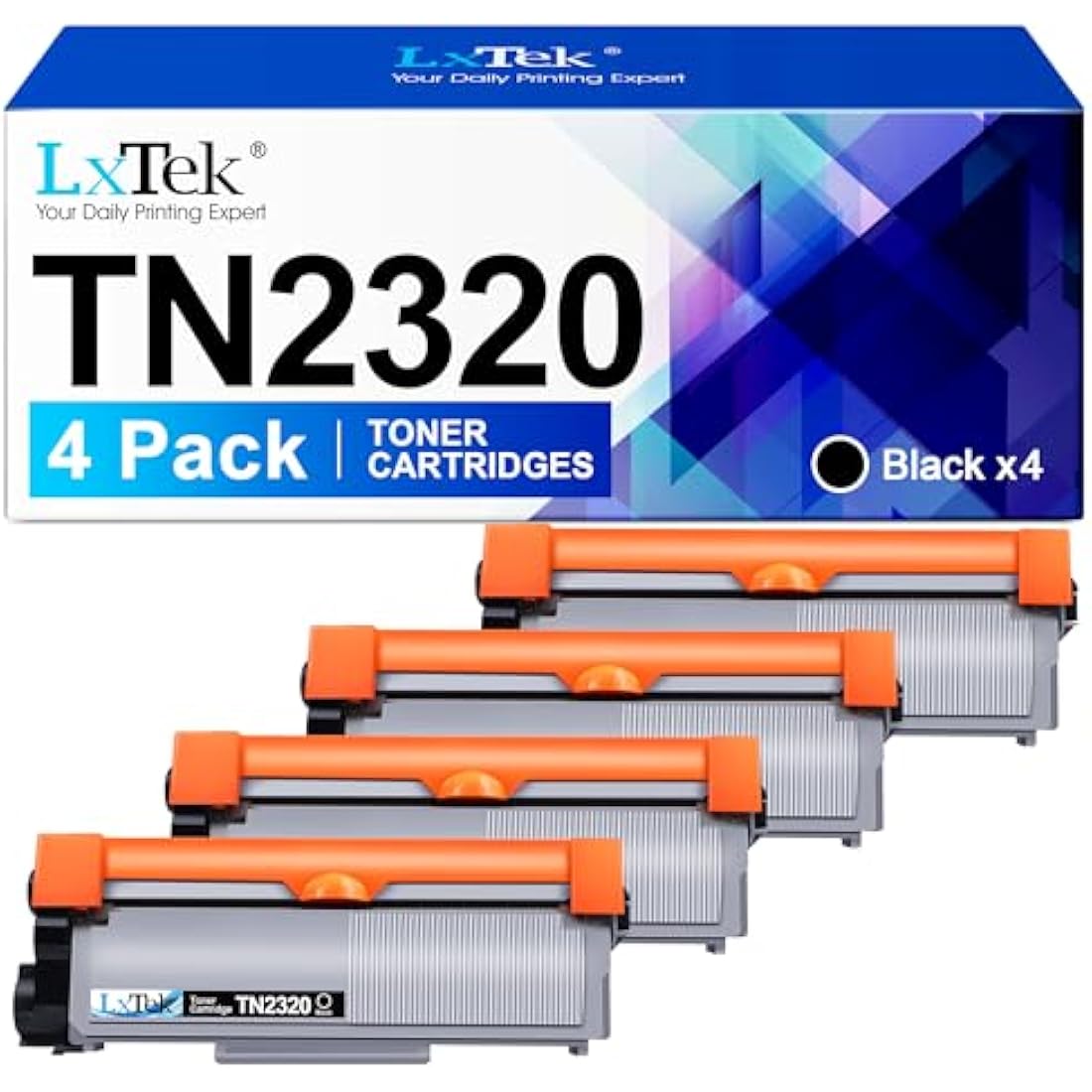 TN2320 Toner Cartridges Replacement for Brother TN-2320 TN2310 TN-2310 Compatible for Brother MFC-L2700DN HL-L2340DW HL-L2365DW HL-L2360DN HL-L2300D DCP-L2500D DCP-L2520DW MFC-L2720DW
