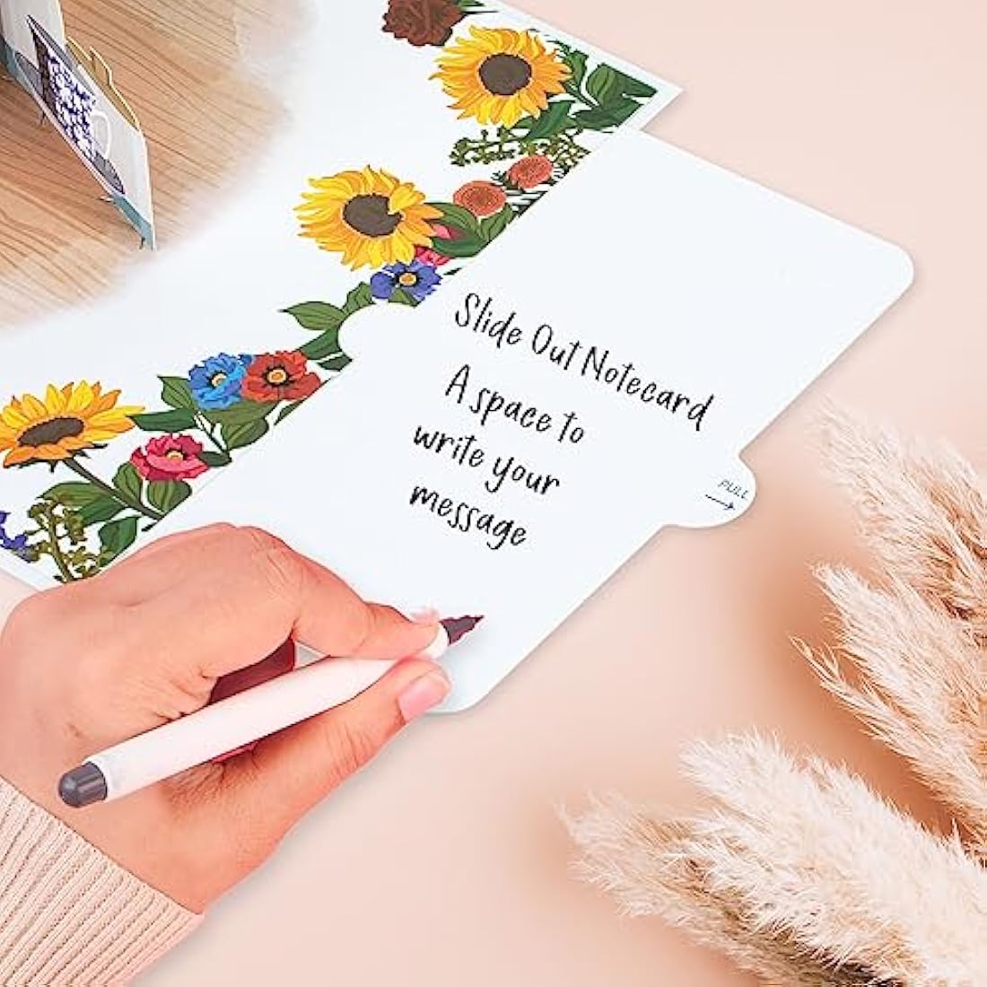 Cardology - Sunflowers Pop Up Card | Birthday Cards For Her, Mothers Day Cards, Valentines Day Card, Congratulations On Your New Home, Thank You Cards or Get Well Soon Cards | Handmade
