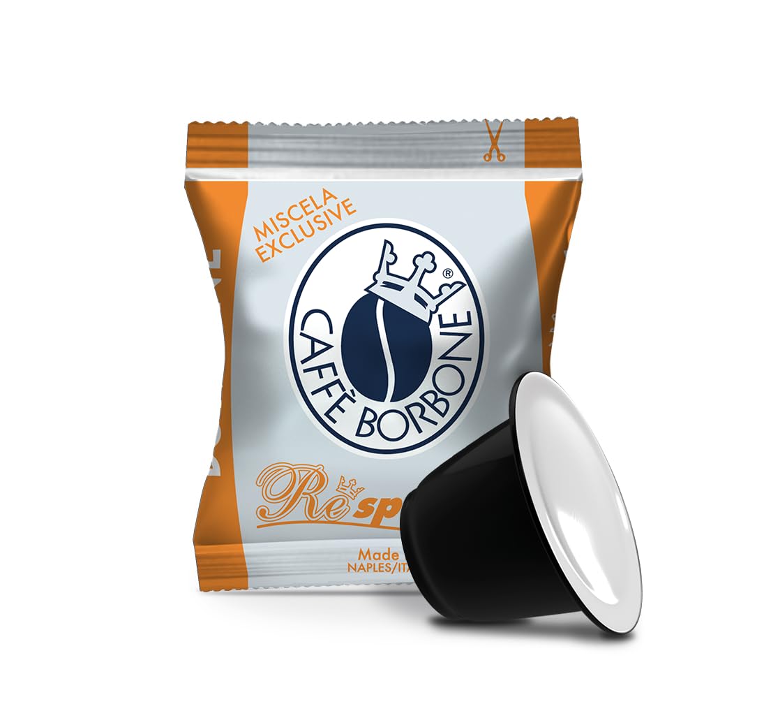 Caff? Borbone Respresso, Exclusive Coffee Blend - 120 Capsules - Compatible with Nespresso?* coffee machines for domestic use