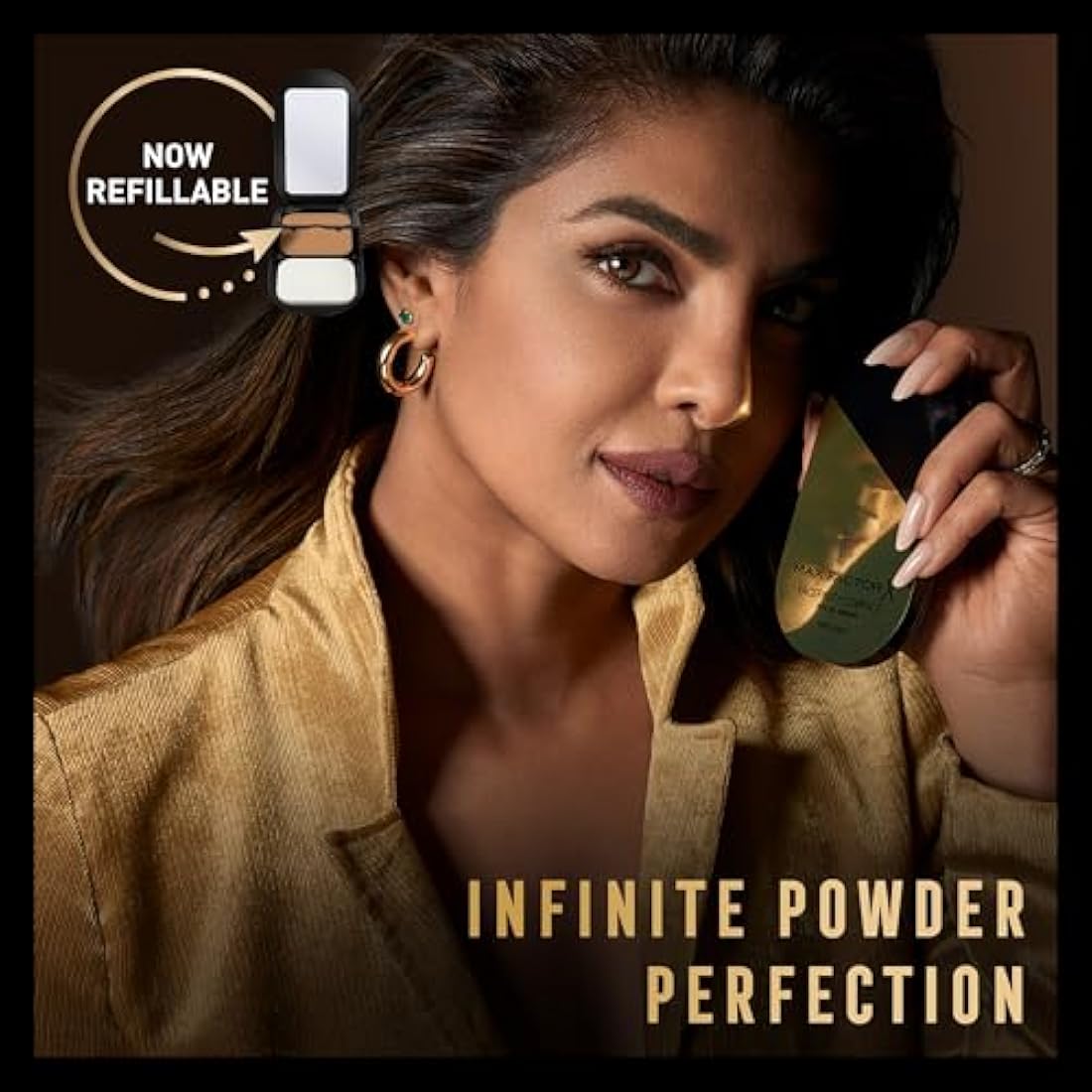 MAX FACTOR - Facefinity Compact Foundation - Up To 8hr Wear - Lightweight, SPF 20, All Day Resistant, Shine Control, Moisturizing - 003 Natural Rose - 10g