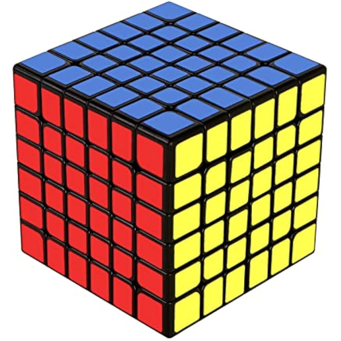 ROXENDA Speed Cube, Original Speed Cube Super-Durable Sticker with Vivid Colors (6x6x6)