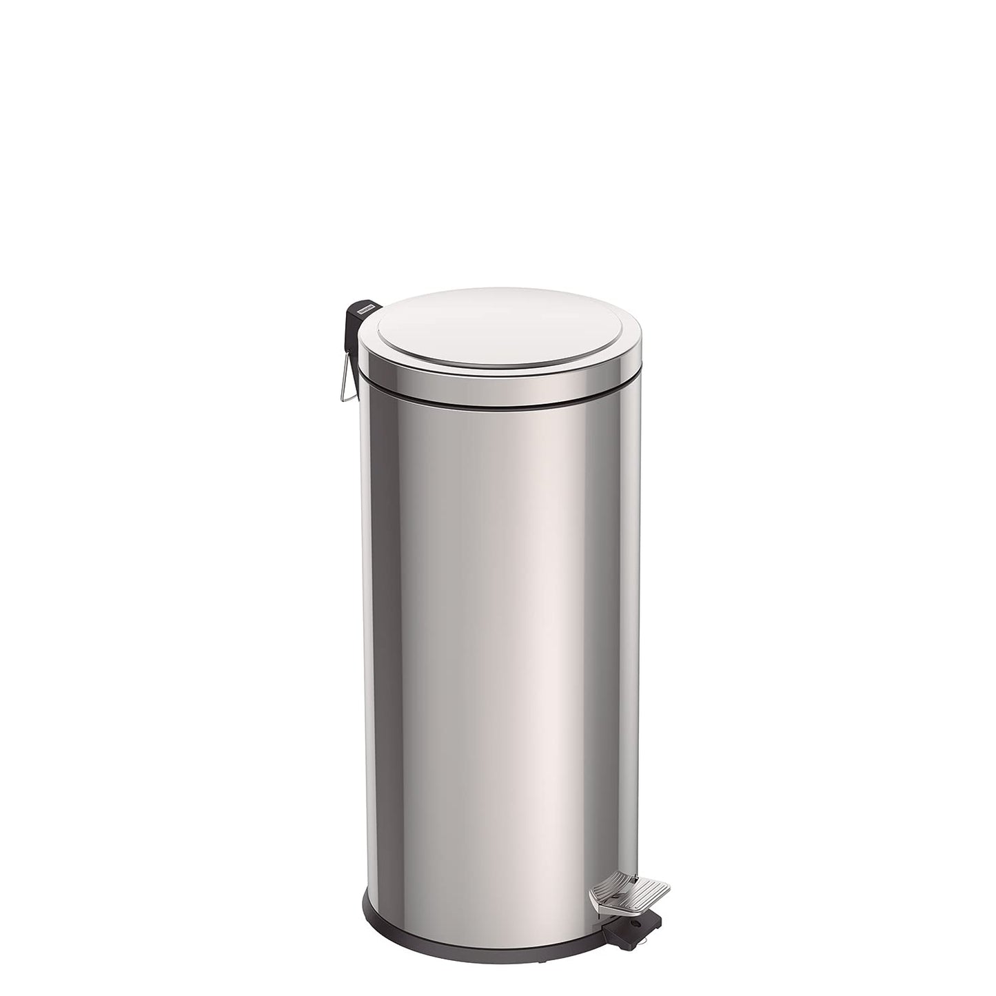Tramontina 30 Litre Kitchen Indoor Outdoor Rubbish and Waste Bin with Pedal, Metal Stainless Steel, 29.5 cm Diameter x 65.5 cm Height, 94538130