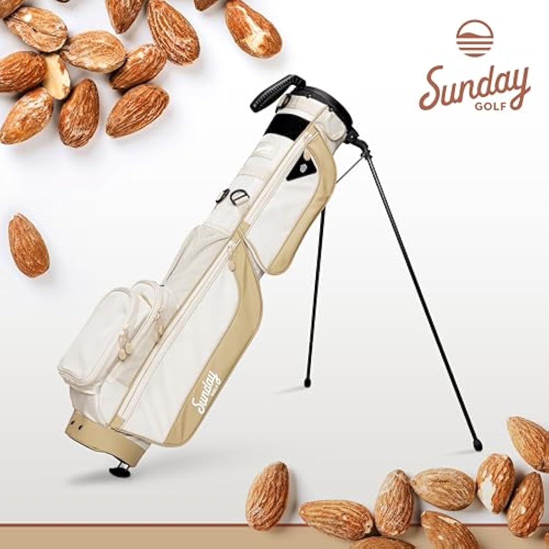 Sunday Golf Loma XL Bag - Lightweight Bag with Strap and Stand – Easy to Carry Pitch n Putt Golf Bag – Par 3 and Executive Courses, 3.4 pounds