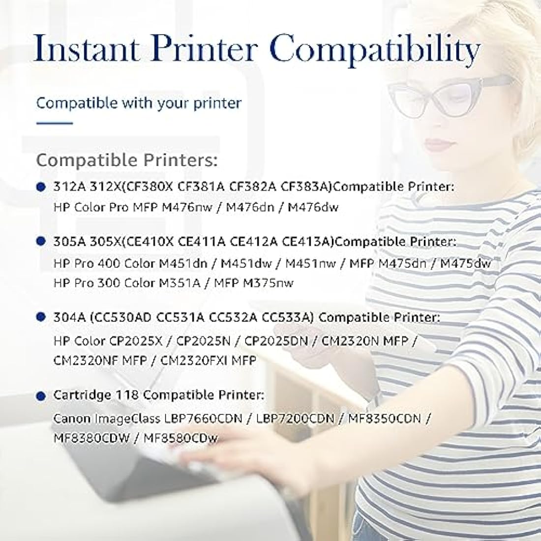 STAROVER 305X CE410X Remanufactured Compatible Toner Cartridge Replacement for HP 305A CE411A CE412A CE413A for HP Laserjet Pro 400 Color M451dn M451nw M451dw MFP M475dw M475dn M375nw M351a (4-Pack)