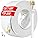 Ethernet Cable 50m CAT 7 Long, Shielded Internet Cable Outdoor Indoor High Speed Flat Network Cable, White RJ45 LAN Cable 50m FTP 10Gbps 600MHz, Gigabit Patch Broadband Cable for Router PC (50 Clips)