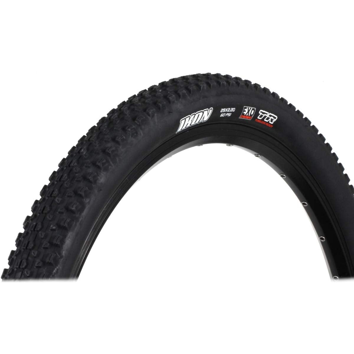 Maxxis Ikon 29 x 2.20 60 TPI Folding Dual Compound EXO/TR Tyre,Black