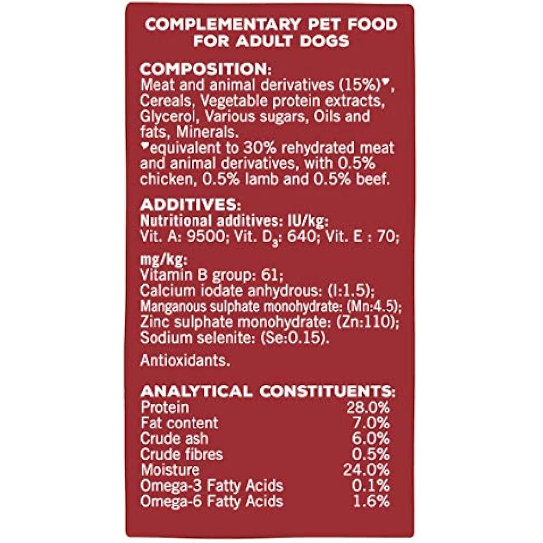 Bakers Allsorts Chicken, Beef and Lamb Dog Treats 98g (Pack of 6)