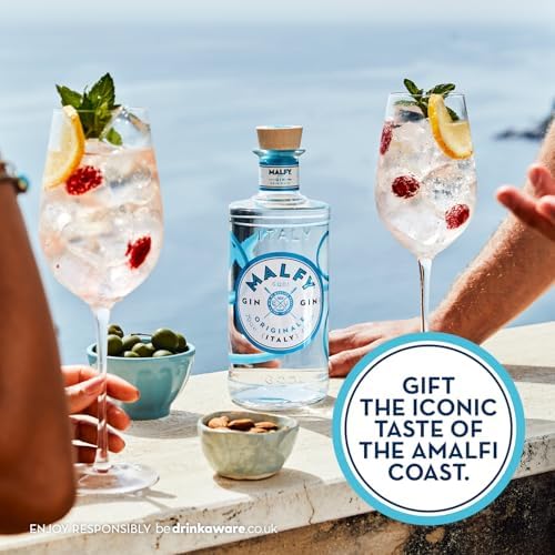 Malfy Original Italian classic Gin, 41 Percent ABV, 70cl, Dry Style, Juniper, Liquorice and Citrus notes, Inspired by the Amalfi Coast