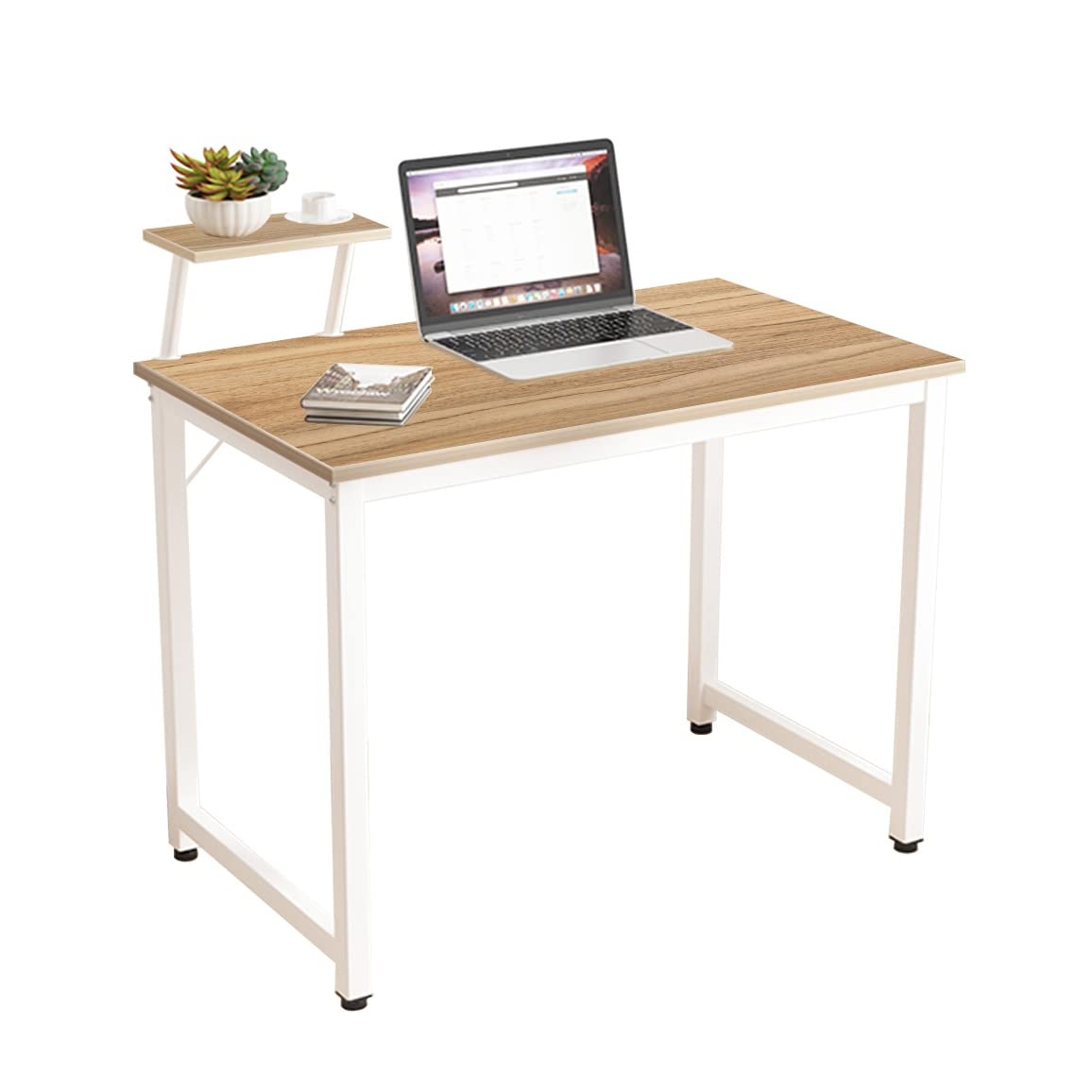 sogesfurniture Modern Simple Design Computer Desk Office Workstation Desk Study Writing Desk PC Laptop Table for Home Office, 100x50x75cm