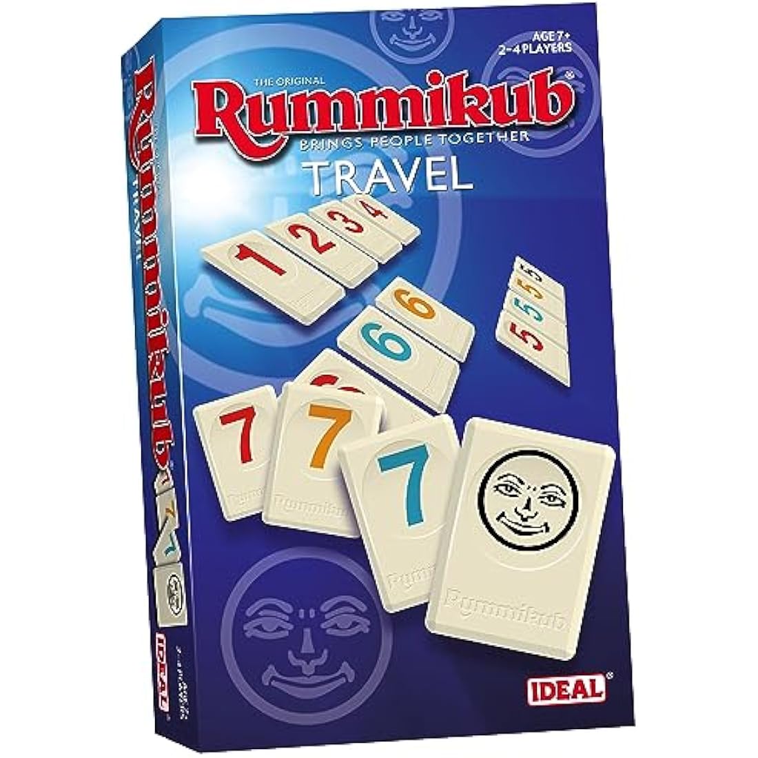 Rummikub IDEAL Travel game: Brings people together | Family Strategy Games | For 2-4 Players | Ages 7+