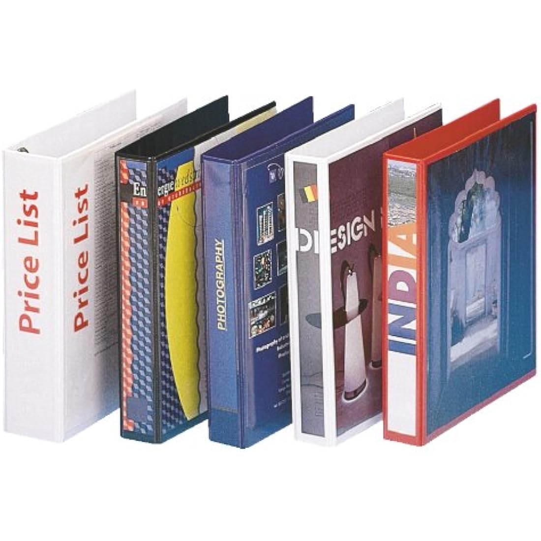 Esselte 4 Ring Binder, PP, Holds up to 190 Sheets, 42 mm Spine, 49733 - A4, Black