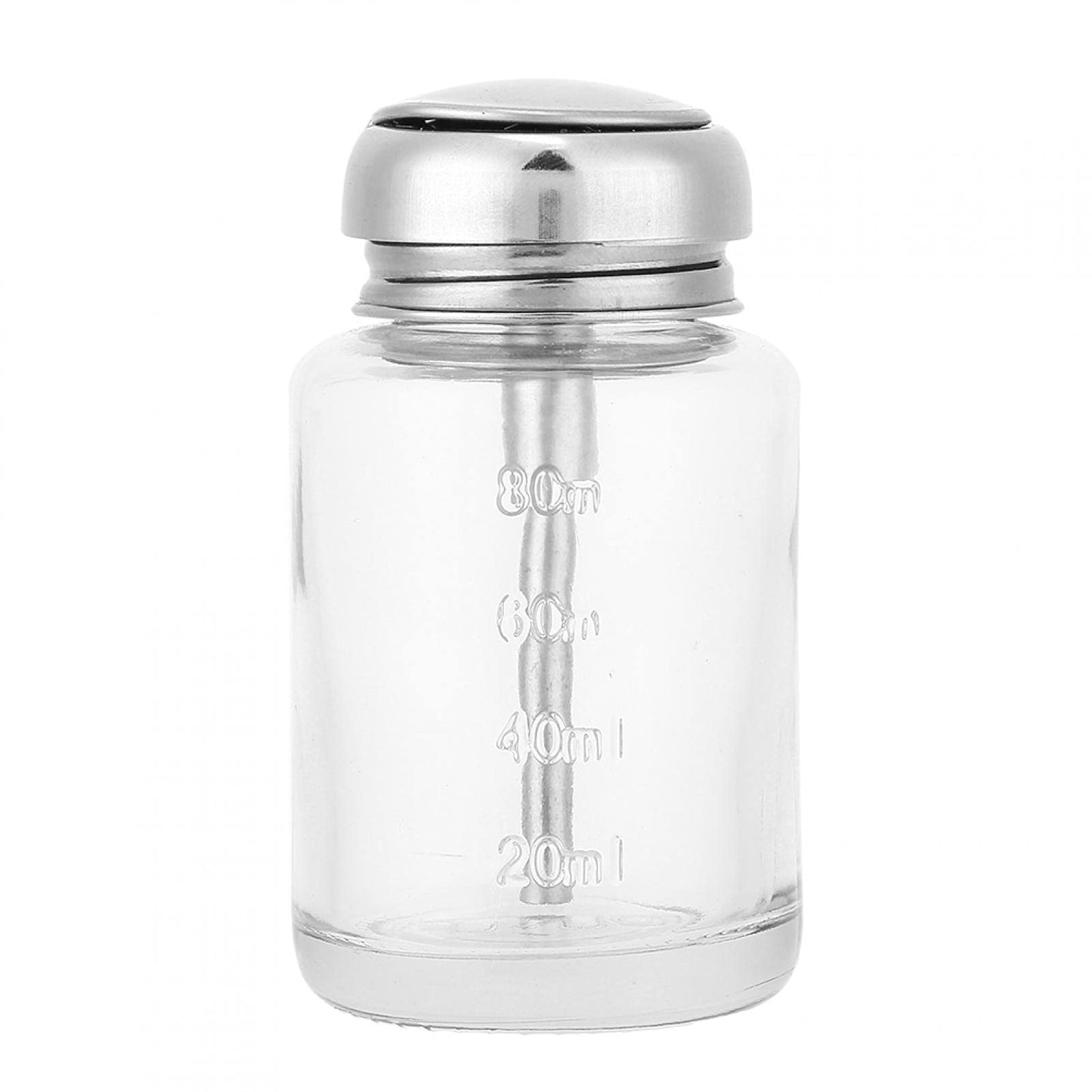 Nail Polish Remover Pump, Nail Art Liquid Container, Professional Glass Nail Art Remover Dispenser Gel Polish Remover Empty Container Manicure
