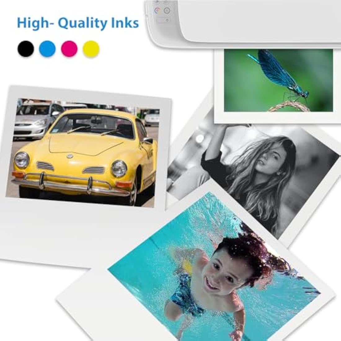 63XL Ink Cartridges for HP 63 XL Black Color Combo 3-Pack Replacement for HP63 HP63XL for 3830 4520 5258 3630 4650 5255 4652 4655 5200 4512 3632 5252 2132 1112 3631 2130 4510 4654 3634 3833 Printer