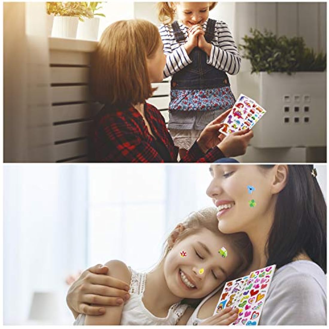 Meafeng 3D Stickers for Kids Toddlers Vivid Puffy Kids Stickers 24 Different Sheets Over 550, Coloured 3D Stickers for Boys Girls Teachers as Reward, Gift, Craft Scrapbooking