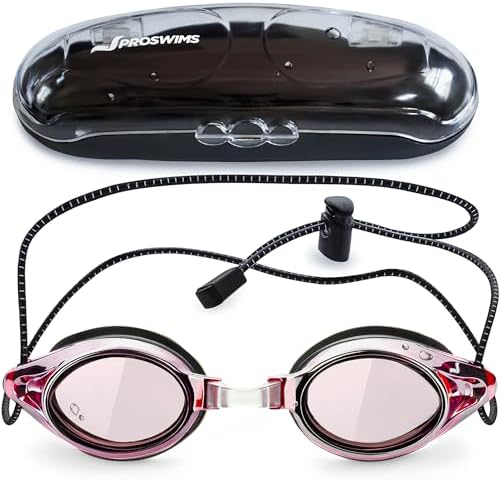 Proswims Swim Goggles - Adult Swimming Goggles Anti Fog with Case, No Leak for Adult Women Men